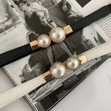 Пояс luxury women's belt creative pearl