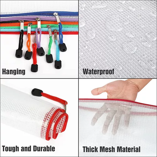 1pc WaterProf Ziif Bag A3 A4 A4 A5 Прозрачная сумка документа