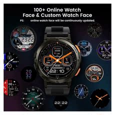 Умные часы 8个装驴友户外探险智能手表欧标美标100atm防水对讲机实景地图ai