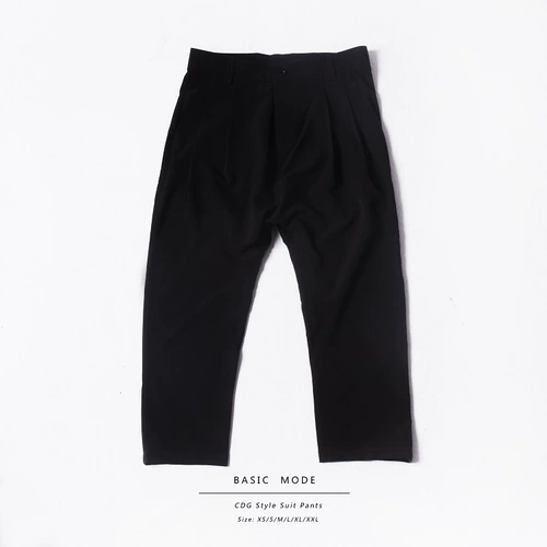 [Базовый режим] костюм Jancong Pants, висящая промежности повседневная полная весна, лето и осень, ветер CDG