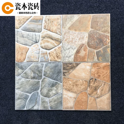 300*300 галька на полу плит