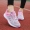 Kéo lại giày nữ mùa thu lưới giày thể thao thoáng khí Giày đế bằng phẳng giày nữ phiên bản Hàn Quốc của giày chạy bộ sinh viên hoang dã giay bitis nữ