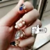 Thời trang Hàn Quốc ngọc trai ngọc trai nhẫn nhẫn nhẫn nhẫn đại bàng móng vuốt sao biển móng tay