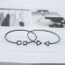 Hàn quốc phiên bản mới đơn giản gió rỗng tam giác hình dạng hình học mở vòng tay vòng tay vòng tay nữ đơn giản đồ trang sức cá tính vòng tay Vòng đeo tay Cuff