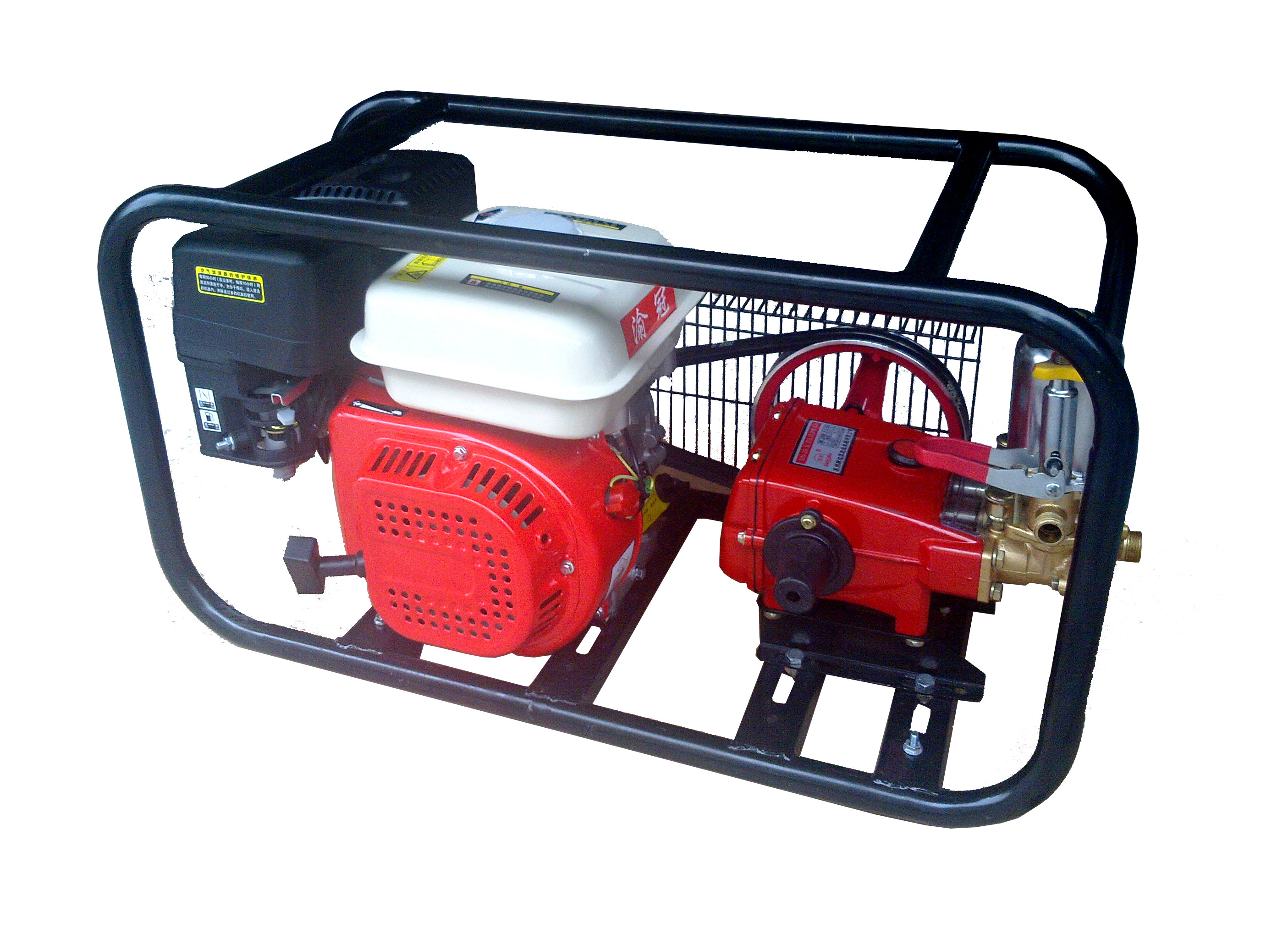 厂家直销170f动力喷雾机26型担架式高压打药机清洗机配30m管