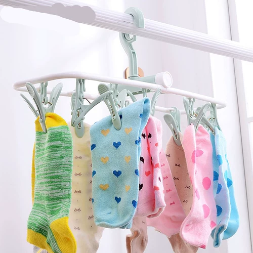 Универсальная ветрозащитная вешалка, нижнее белье, носки, детская пластиковая сушилка