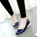 Bốn mùa mưa khởi động nữ nông miệng thấp để giúp tăng giày không thấm nước Hàn Quốc non-slip dành cho người lớn ống ngắn nêm với mưa khởi động peas cao su giày giày dép đi mưa thời trang Rainshoes