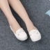 Bốn mùa mưa khởi động nữ nông miệng thấp giày không thấm nước Hàn Quốc non-slip peas giày dành cho người lớn ngắn nêm ống mưa khởi động duy nhất cao su giày giày thể thao chống nước Rainshoes