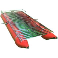 Рыболовное судно 撒网充气浮筒船 筏子 浮桶船 双体船