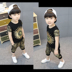 Mùa hè cậu bé ngắn tay áo phù hợp với trẻ em người đàn ông của mùa hè 2018 mới hai mảnh 1-3-7 tuổi Hàn Quốc cậu bé quần áo trẻ em mùa hè Phù hợp với trẻ em