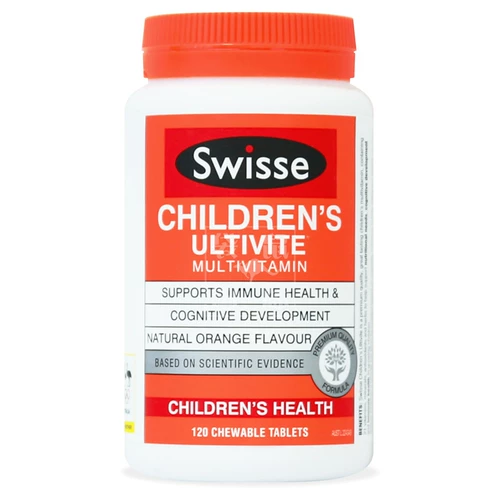 Детские композитные витаминные минералы Swisse Chewsed Talkets 120 Multi -Dimensional B Люди йод Кенгуру небольшой магазин Австралия