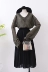 G * 17 2018 Hàn Quốc phiên bản của mùa thu mới của phụ nữ V-cổ màu rắn dài tay đan áo sơ mi là mỏng áo len rỗng áo len thun nữ Áo / áo thun