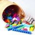 Domino trẻ em của khối xây dựng trí tuệ đồ chơi điện dành cho người lớn cạnh tranh bằng gỗ cơ quan hàng cổ học sinh nam và nữ