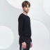 Han Chong giảm giá cửa hàng thời trang nam hoang dã áo len mỏng áo thun mỏng Thanh niên Hàn Quốc áo len rắn - Hàng dệt kim