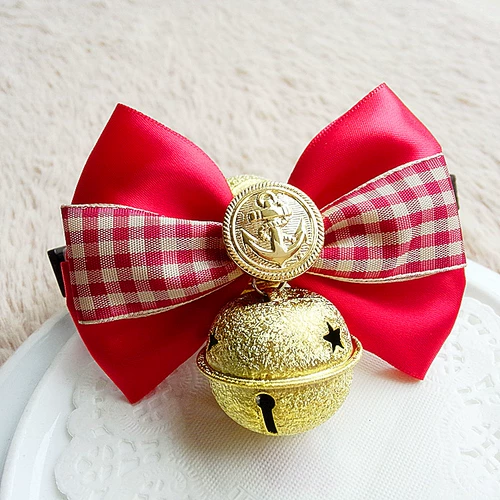 Аксессуар ручной работы, галстук-бабочка, колокольчик, чокер с бантиком, домашний питомец, кот, подходит для подростков