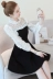 Xuân 2019 mới của phụ nữ Hàn Quốc dài tay váy ren thời trang nước ngoài không khí rỗng khoét chân váy - Váy eo cao váy xoắn bụng Váy eo cao