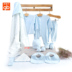 Chúc bé trai sơ sinh gói quà tặng 0-3 tháng Bộ quần áo cotton đặt hộp quà tặng cao cấp được bọc trong áo choàng - Bộ quà tặng em bé bộ quà tặng em bé Bộ quà tặng em bé