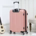 Gương phổ quát bánh xe đẩy trường hợp hành lý lên máy bay hành lý hộp nam và nữ hộp cứng thủy sinh 20 inch 24 inch vali mini Vali du lịch