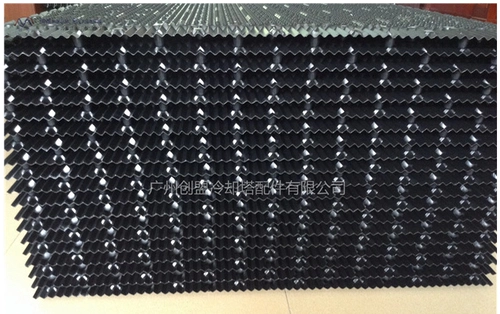 S Wave Filler, хорошая охлаждающая башня машины, квадратная башня ПВХ точечная волна горизонтальная холодная вода с двойной складыванием.