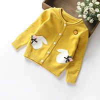 Осенний кардиган, детский трикотажный свитер, осенняя куртка, в корейском стиле, в западном стиле