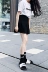 Hàn Quốc ulzzang Hồng phong cách vớ dài thủy triều rắn màu đen vớ trắng nữ vớ đường phố hoang dã vớ nam - Vớ hàng tuần