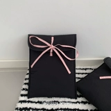 Apple, брендовый ноутбук с бантиком, сумка, планшетная сумка-органайзер, вкладыш, милый защитный чехол, Южная Корея, тренд сезона, macbook, 14 дюймов, 11 дюймов