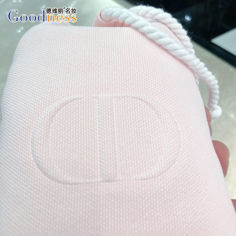 Domestic Counter dior Dior Limited Edition Cosmetic Bag DIY CD Cotton Canvas Tender Powder Drawstring Bag