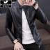 Rich Bird 2019 da nam mới hợp thời trang Slim đẹp trai mùa xuân và mùa thu quần áo xe máy pu leather jacket nam - Quần áo lông thú