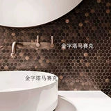 Металлическая круглая мозаика из нержавеющей стали на стену