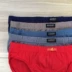 4 hộp quần lót nam hình tam giác 100% cotton năm nay lớn màu đỏ bông mỡ XL XL năm