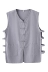 Ma Yin nam phong cách Trung Quốc retro cha Tang phù hợp với mùa hè cotton cũ áo sơ mi cardigan áo len áo vest không tay - Dệt kim Vest ao khoac len nam Dệt kim Vest
