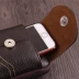 Túi da điện thoại di động nam đeo túi đeo lưng 5,5 inch đa chức năng mẫu dọc Túi điện thoại