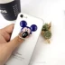 Phim hoạt hình khung nhẫn Apple 7 điện thoại di động phổ thông lười biếng 6 thẻ 7plus khóa Mickey Mini máy tính bảng khung nam và nữ - Nhẫn