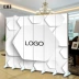 Tùy chỉnh công ty LOGO hình ảnh màn hình phân vùng màn hình văn phòng phòng khách bàn trước văn hóa công ty truyền cảm hứng màn hình gấp màn hình - Màn hình / Cửa sổ