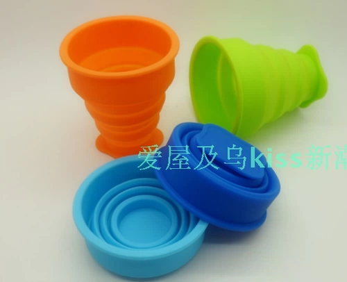 Горячая распродажа Портативная кремниевая глина для мытья складная чашка творческая складка