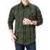 Jeep Shield Summer Business Casual Kẻ sọc ngắn tay áo sơ mi Thanh niên nam Cotton Loose Quần áo bảo hộ lao động Áo mỏng - Áo ao so mi nam Áo