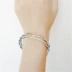 Châu âu và Hoa Kỳ đồ trang sức thời trang kim loại đơn giản hình học đa cấp tính khí hoang dã mở bracelet bracelet nữ phụ kiện