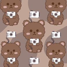 LOMO камера snap研究所可爱小熊贴纸傻瓜防水胶片相机生日圣诞年会定制礼物