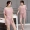 Đồng ammonia quần short thời trang phù hợp với nữ 2018 mùa hè mới lỏng kích thước lớn lụa nặng ngắn tay áo giản dị hai mảnh