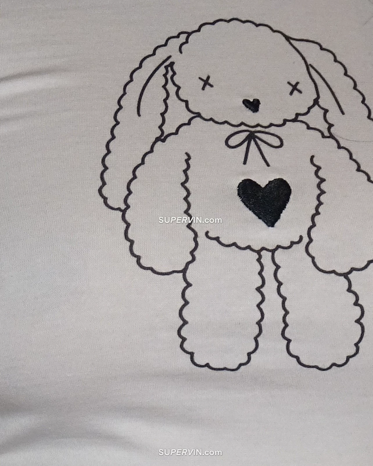 Закупка MOTEL ROCKS x toni cute rolling rabbit rabbit love вышивка кружева манжет короткие рукава