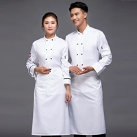 Белый лонгслив, фартук