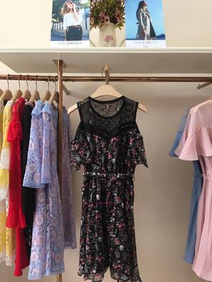 Zhuo Duozi 2018 mùa hè mới truy cập chính hãng ăn mặc 736128 váy suông Sản phẩm HOT