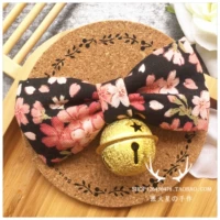 Черный вишневый цветок золотой матовой колокол