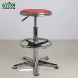 Прямая продажа бара красоты салон из нержавеющей стали поднятие круглого стула лаборатория