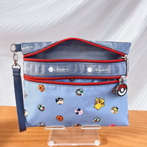 Браслет, косметичка с молнией, сумка с петлей на руку, английский