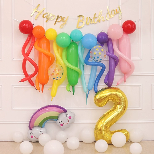 Брендовый детский воздушный шар, макет, украшение, популярно в интернете, подарок на день рождения, 1 лет