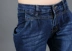 2018 mùa xuân của phụ nữ Harlan jeans của phụ nữ chân quần Mỏng mỏng màu xanh dài dây kéo quần căng quần baggy nữ jean Quần jean