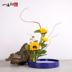 Hoa ban đầu nhỏ hoa Zen chậu hoa nhựa phòng khách trang trí hoa bình hoa chậu hoa giải phóng mặt bằng nữ - Vase / Bồn hoa & Kệ chậu cây hình chữ nhật Vase / Bồn hoa & Kệ