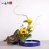 Hoa ban đầu nhỏ hoa Zen chậu hoa nhựa phòng khách trang trí hoa bình hoa chậu hoa giải phóng mặt bằng nữ - Vase / Bồn hoa & Kệ