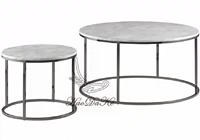 Haoda khách thiết kế nội thất bàn blom hiện đại tối giản mô hình phòng khách phòng cà phê bàn ​​góc - Đồ nội thất thiết kế ghế ăn